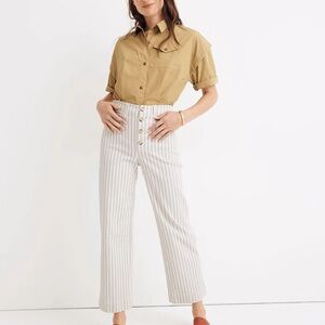 Madewell Slim Emmett Wide Leg Crop